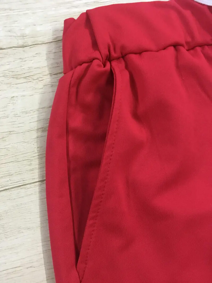 Solid 2 In 1 Shorts For Riding Sports Outdoor Fitness - Large Size - Image 4