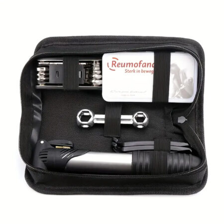 Portable Bike Tool Kit with Tire Pump